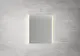 Linn Bad Fyli Speil, m/LED-lys 60x2,5x70 cm, S&#248;lv