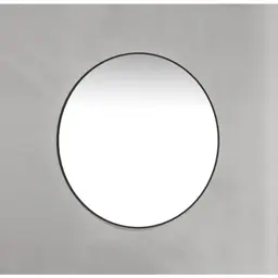 Macro Design Speil Ø70/90 cm, Sort ramme