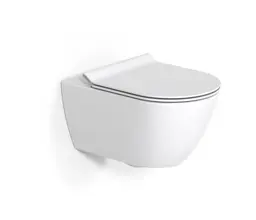 Macro Pura Vegghengt toalett 560x349 mm, Rimless, Hvit