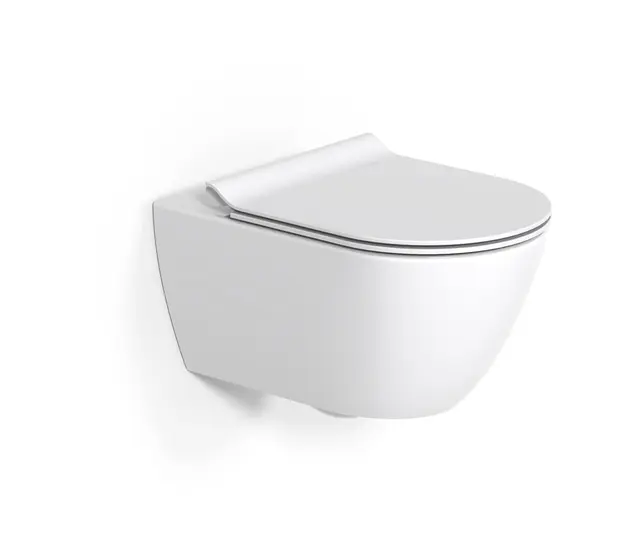 Macro Pura Vegghengt toalett 560x349 mm, Rimless, Hvit 