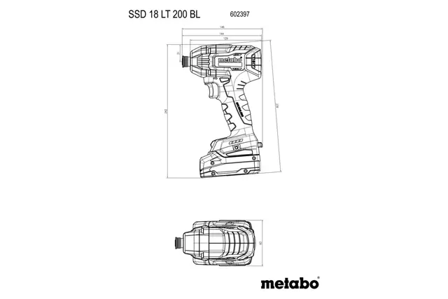Metabo Combo Set 18V SBLTBL+SSDLT200BL 2X5,2AH MB 
