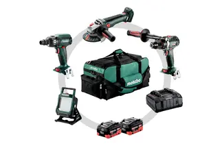 Metabo Combo Set 18V BS+SSW+WBQ+BSA 2X10,0AH LIHD