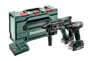 Metabo Combo Set 18V BS18+KH18LTX24 2X2,0AH