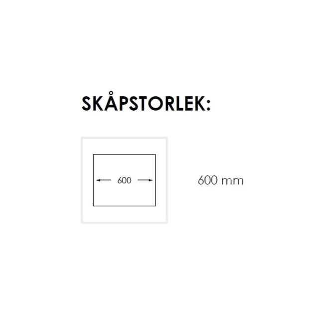 Nordic Tech Edge Kjøkkenvask 540x440 mm, Rustfritt Stål 