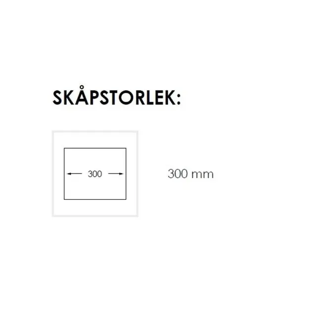 Nordic Tech Edge Kjøkkenvask 270x440 mm, Sort 