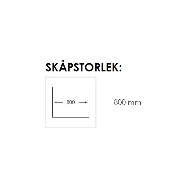 Nordic Tech Edge Kjøkkenvask 740x440 mm, Sort 