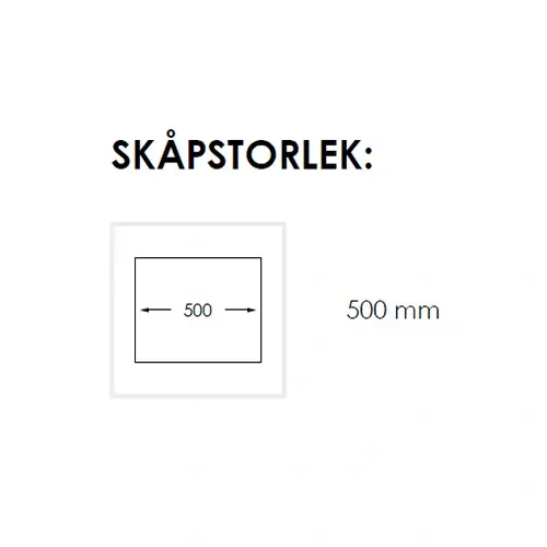 Nordic Tech Radius Kjøkkenvask 490x440 mm, Rustfritt Stål 