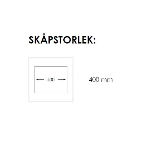 Nordic Tech Safir Kjøkkenvask 390x525 mm, Rustfritt Stål 