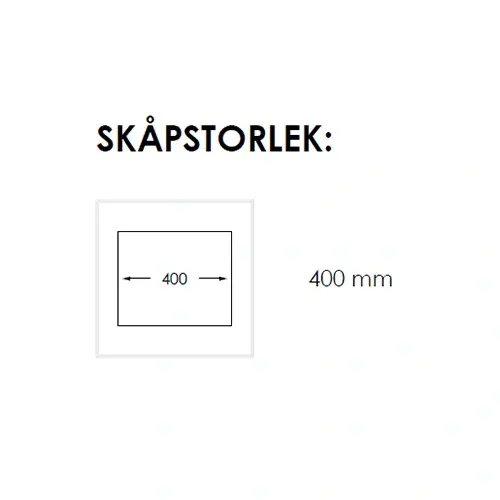 Nordic Tech Titan Kjøkkenvask 270x500 mm, Rustfritt Stål 