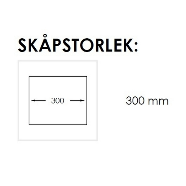 Nordic Tech Titan Kjøkkenvask 270x440 mm, Sort 