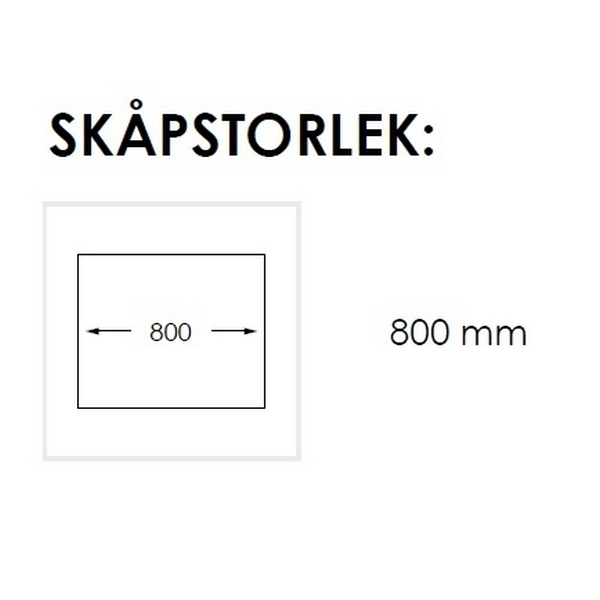 Nordic Tech Titan Kjøkkenvask 778x440 mm, Høyre, Rustfritt Stål 