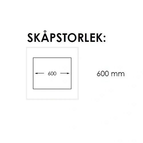 Nordic Tech Zirkon Kjøkkenvask 540x440 mm, Rustfritt Stål 