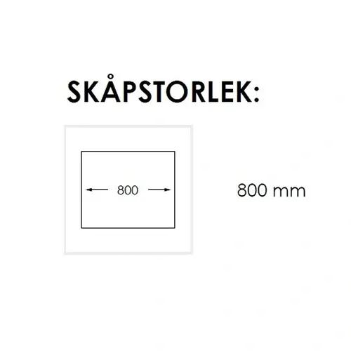 Nordic Tech Zirkon Kjøkkenvask 745x440 mm, Rustfritt Stål 