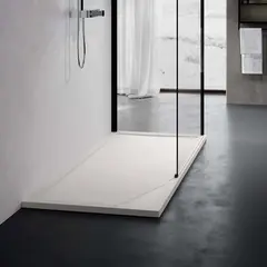 Novellini Olympic Plus Dusjkar 180x75 cm, H&#248;yde 4,5 cm, Hvit