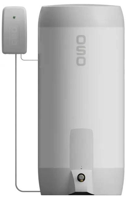 Oso Saga Bereder S200 Pakke Med Charge R2, Ø580x1260 mm, 200 liter 