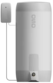 Oso Saga Xpress Bereder SX300 Pakke Med Charge R2, Ø580x1710 mm, 300 liter