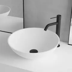 Scandtap Bathroom Concepts Solid R1 Ø400 mm, Hvit Matt