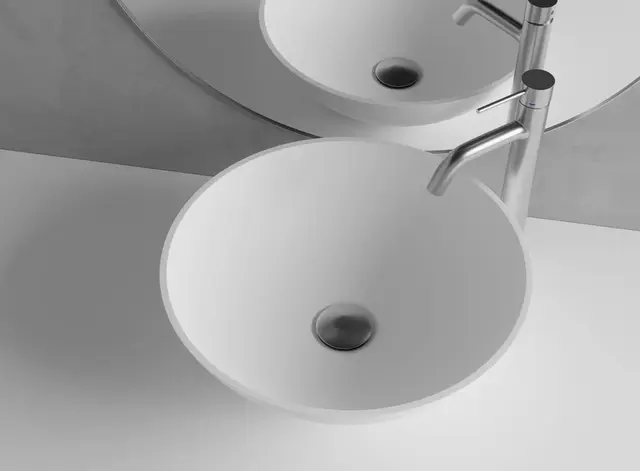 Scandtap Bathroom Concepts Solid R1 Ø400 mm, Hvit Matt 