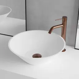 Scandtap Bathroom Concepts Solid R3 Ø402 mm, Hvit Matt