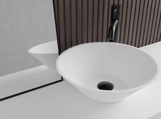 Scandtap Bathroom Concepts Solid R3 Ø402 mm, Hvit Matt 