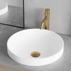 Scandtap Bathroom Concepts Solid R4 Ø380 mm, Nedfelt, Hvit Matt