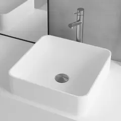 Scandtap Bathroom Concepts Solid S1 380x380 mm, Hvit Matt
