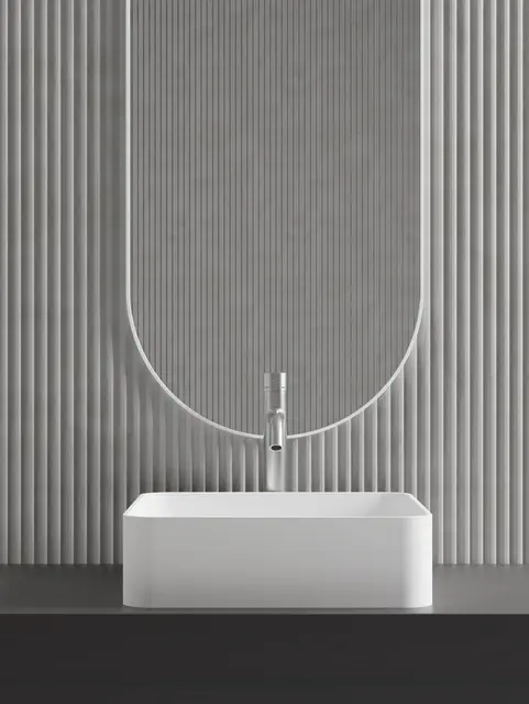 Scandtap Bathroom Concepts Solid S1 380x380 mm, Hvit Matt 