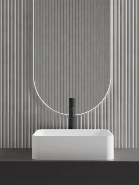Scandtap Bathroom Concepts Solid S1 380x380 mm, Hvit Matt 