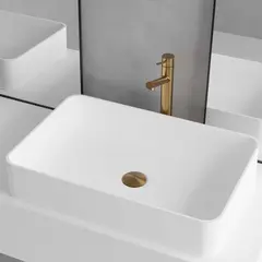 Scandtap Bathroom Concepts Solid S2 580x380 mm, Hvit Matt