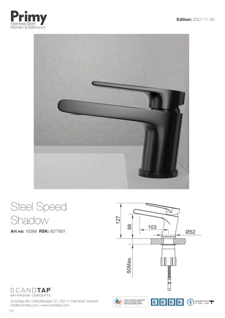 Primy Steel Speed servantbatteri Shadow 