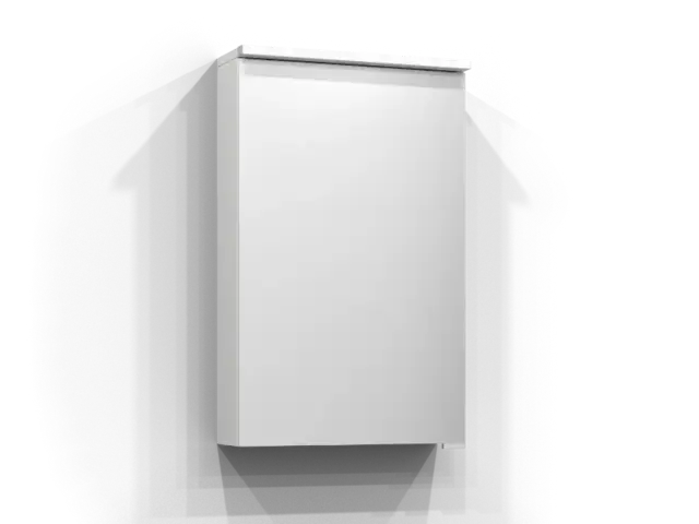 Svedbergs Bloc Speilskap m/LED-lys 45x71,6 cm cm, Hvit 