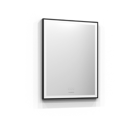 Svedbergs Ista Speil Ramme 60x80 cm, med lys, Sort