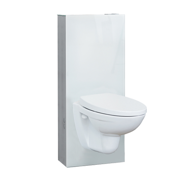 Svedbergs WC-fixtur glassbox 101,5x41 cm, Hvit