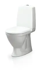 Svedbergs WC 9085 Gulvst&#229;ende toalett Hvit sete med demping, Hvit