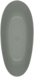 V&B Antao Frittstående Badekar 170x75 cm, SilentFlow, Quaryl, Grønn