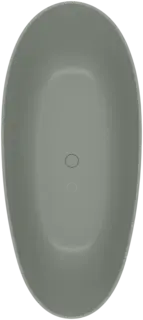 V&B Antao Frittstående Badekar 170x75 cm, SilentFlow, Quaryl, Grønn