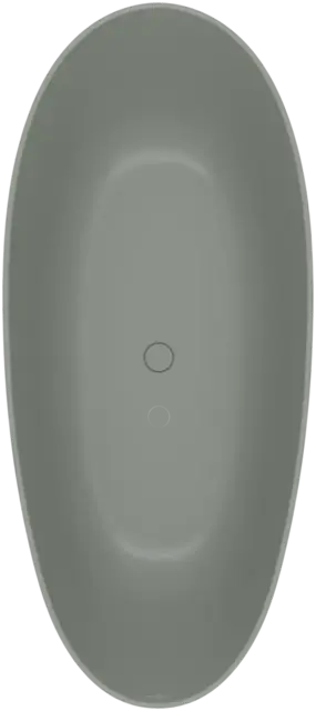 V&B Antao Frittstående Badekar 170x75 cm, SilentFlow, Quaryl, Grønn 
