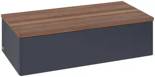 Villeroy &amp; Boch Antao Sideskap 100x50x26,8 cm, u/lys, Bl&#229; Matt/Valn&#248;tt