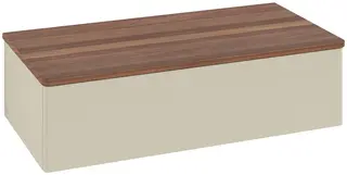 Villeroy &amp; Boch Antao Sideskap 100x50x26,8 cm, u/lys, Gr&#229; Matt/Valn&#248;tt