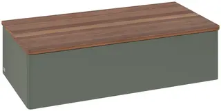 Villeroy &amp; Boch Antao Sideskap 100x50x26,8 cm, u/lys, Gr&#248;nn/Valn&#248;tt