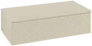 Villeroy &amp; Boch Antao Sideskap 100x50x26,8 cm, u/lys, Gr&#229; Matt