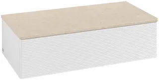 Villeroy &amp; Boch Antao Sideskap 100x50x26,8 cm, u/lys, Hvit/Cr&#232;me