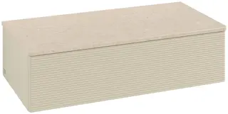 Villeroy &amp; Boch Antao Sideskap 100x50x26,8 cm, u/lys, Gr&#229; Matt/Cr&#232;me