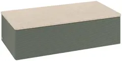 Villeroy & Boch Antao Sideskap 100x50x26,8 cm, u/lys, Grønn Matt/Crème