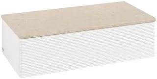 Villeroy &amp; Boch Antao Sideskap 100x50x26,8 cm, u/lys, Hvit Matt/Cr&#232;me