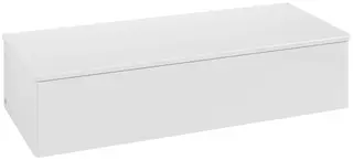 Villeroy &amp; Boch Antao Sideskap 120x50x26,8 cm, u/lys, Hvit H&#248;yglans