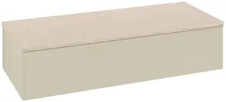 Villeroy &amp; Boch Antao Sideskap 120x50x26,8 cm, u/lys, Gr&#229; Matt/Cr&#232;me