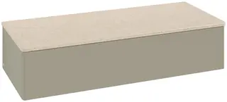 Villeroy &amp; Boch Antao Sideskap 120x50x26,8 cm, u/lys, Steingr&#229;/Cr&#232;me