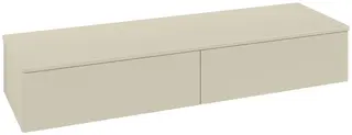 Villeroy &amp; Boch Antao Sideskap 160x50x26,8 cm, u/lys, Gr&#229; Matt