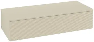 Villeroy &amp; Boch Antao Sideskap 120x50x26,8 cm, m/lys, Gr&#229; Matt